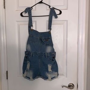 jean jumpsuit/ overalls